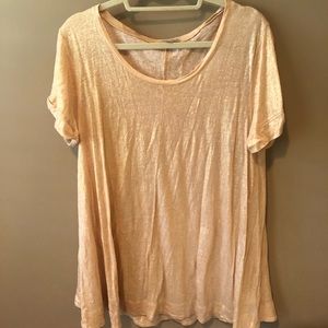 Rose gold blouse